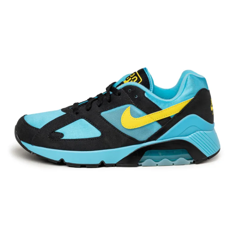 Leder Sneaker|Retro Runner*Nike Air 180 Baltic Bue / Lightening / Black