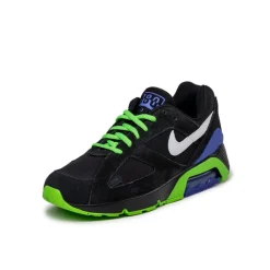 Leder Sneaker|Retro Runner*Nike Air 180 QS Black / White / Action Green / Persian Violet