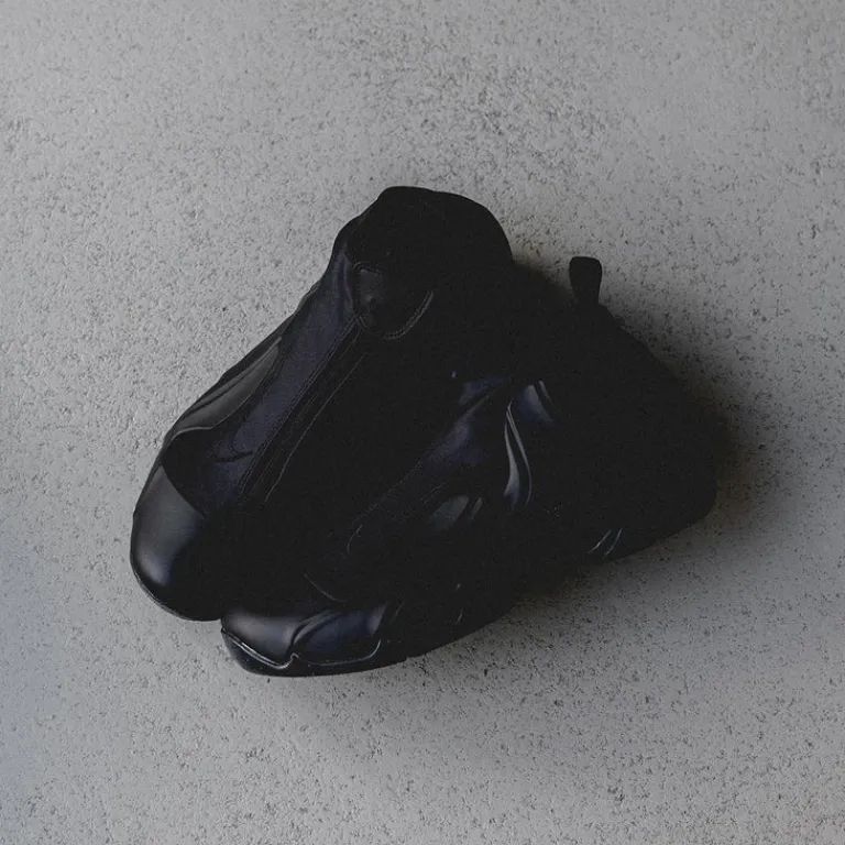 Vegane Sneaker|High-Top Sneaker*Nike Air Flightposite Black / Black