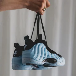 High-Top Sneaker|Leder Sneaker*Nike Air Foamposite One Psychic Blue / Black