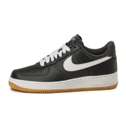 Leder Sneaker*Nike Air Force 1 '07 Anthracite / Gum Yellow / Safety Orange / White