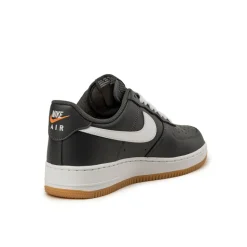 Leder Sneaker*Nike Air Force 1 '07 Anthracite / Gum Yellow / Safety Orange / White