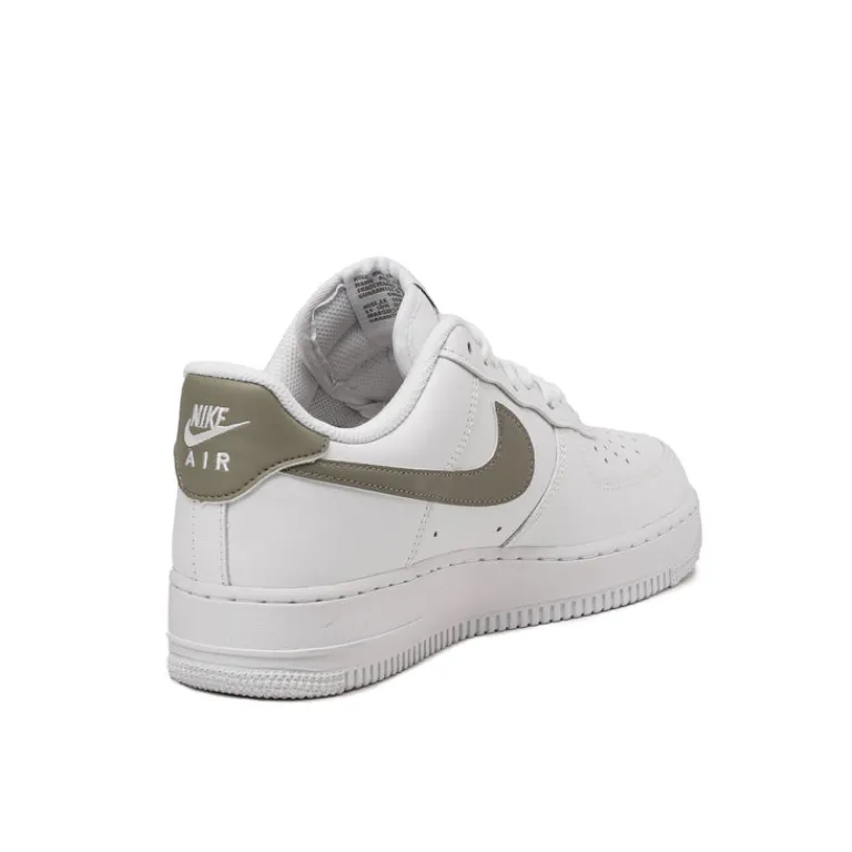 Leder Sneaker|Weiße Sneaker*Nike Air Force 1 '07 White / Light Army