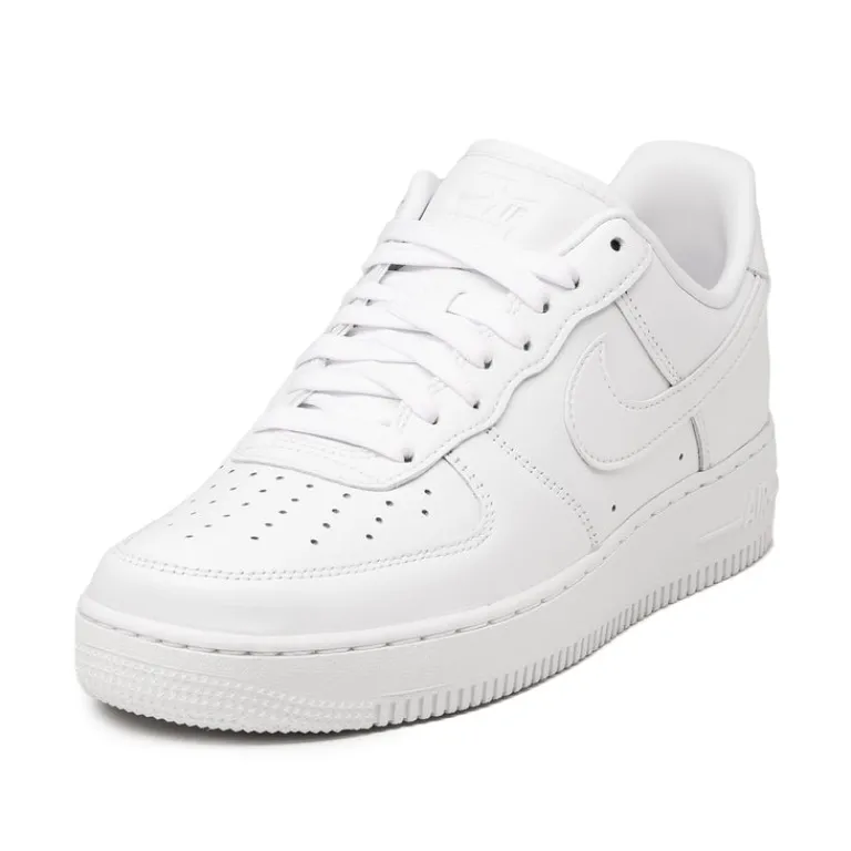 Leder Sneaker|Weiße Sneaker*Nike Air Force 1 '07 *Fresh* White / White / White