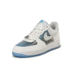 Leder Sneaker|Weiße Sneaker*Nike Air Force 1 Retro QS White / University Blue / Pure Platinum