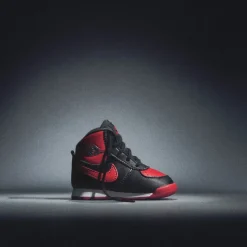 Leder Sneaker|High-Top Sneaker*Jordan Nike Air 1 High '85 *Bred* *TD* Black / Varsity Red / White