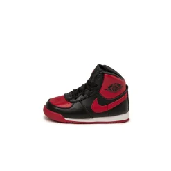 Leder Sneaker|High-Top Sneaker*Jordan Nike Air 1 High '85 *Bred* *TD* Black / Varsity Red / White