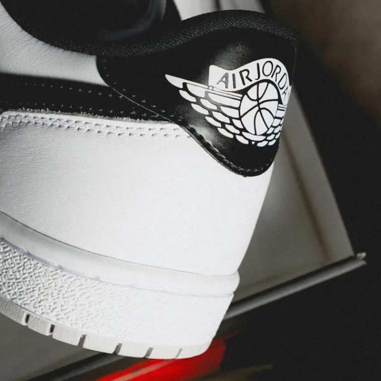 Leder Sneaker|Weiße Sneaker*Jordan Nike Air 1 Low 85 White / Black / Neutral Grey