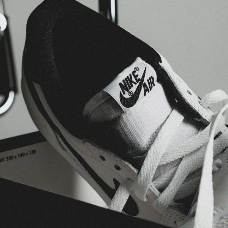 Leder Sneaker|Weiße Sneaker*Jordan Nike Air 1 Low 85 White / Black / Neutral Grey