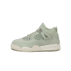 High-Top Sneaker|Leder Sneaker*Jordan Nike Air 4 Retro *Abundance* *PS* Seafoam / Sail / Metallic Silver