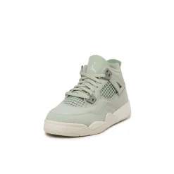 High-Top Sneaker|Leder Sneaker*Jordan Nike Air 4 Retro *Abundance* *PS* Seafoam / Sail / Metallic Silver
