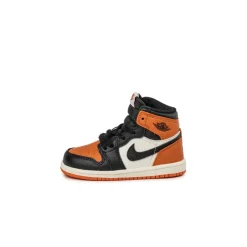 High-Top Sneaker|Leder Sneaker*Jordan Nike Air 1 Retro High OG *Shattered Backboard* *TD* Black / Black / Sail / Starfish