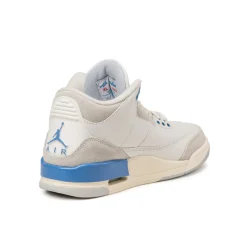 Leder Sneaker|High-Top Sneaker*Jordan Nike Air 3 Retro *Lucky Shorts* Summit White / Hdydrogen Blue / Legend Blue