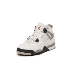 High-Top Sneaker|Leder Sneaker*Jordan Nike Air 4 Retro *White Cement* *PS* Summit White / Fire Red / Tech Grey / Black