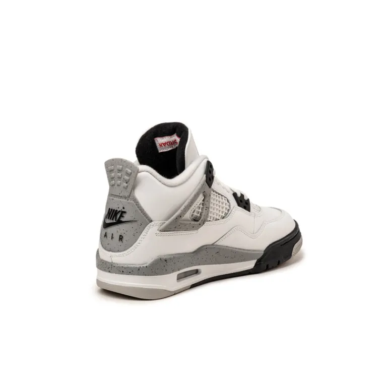 High-Top Sneaker|Leder Sneaker*Jordan Nike Air 4 Retro *White Cement* *PS* Summit White / Fire Red / Tech Grey / Black