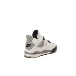 High-Top Sneaker|Leder Sneaker*Jordan Nike Air 4 Retro *White Cement* *TD* Summit White / Fire Red / Tech Grey / Black