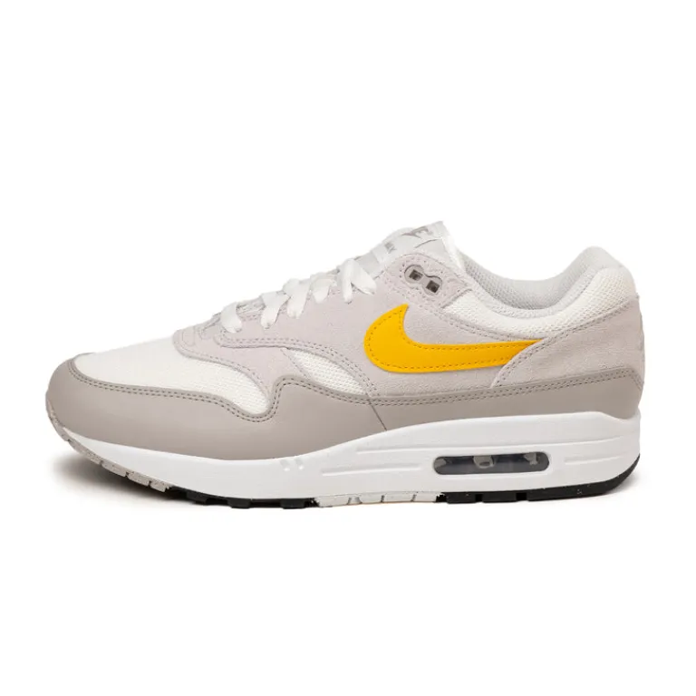 Leder Sneaker|Retro Runner*Nike Air Max 1 Essential Summit White / University Gold / Vast Grey