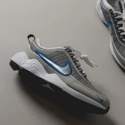 Vegane Sneaker|Retro Runner*Nike Air Zoom Spiridon SP Metallic Silver / Metallic Silver / White