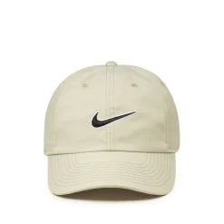 Caps & Bucket Hats*Nike Club Unstructured Swoosh Cap Light Bone / Black