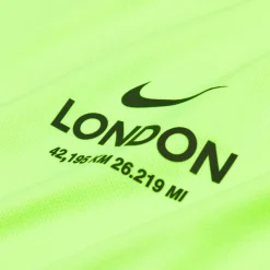 Running|T-Shirts*Nike Dri-FIT Miler UV Running T-Shirt Lime Blast