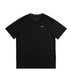 Running|T-Shirts*Nike Dri-Fit Miler UV Running Top Black / Reflective Silver