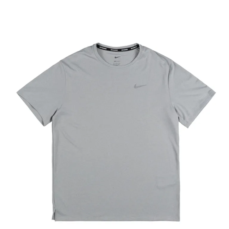 Running|T-Shirts*Nike Dri-Fit Miler UV Running Top Grey Fog / Particle Grey / Heather / Reflective Silver