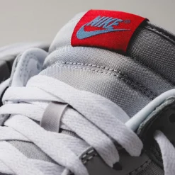 Leder Sneaker|Weiße Sneaker*Nike Dunk Low QS *Silver Surfer* Metallic Silver / Aegean Storm