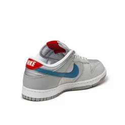 Leder Sneaker|Weiße Sneaker*Nike Dunk Low QS *Silver Surfer* Metallic Silver / Aegean Storm