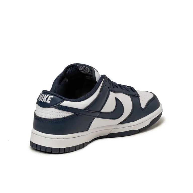 Leder Sneaker*Nike Dunk Low Retro White / Midnight Navy / White