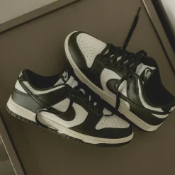 Leder Sneaker*Nike Dunk Low Retro Pale Ivory / Cargo Khaki