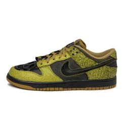 Leder Sneaker*Nike Dunk Low Retro *Halloween* Bright Cactus / Black / Green Curry