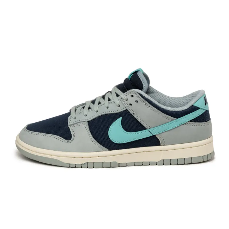 Leder Sneaker*Nike Dunk Low Retro PRM Light Pumice / Green Frost / Dark Obsidian / Coconut Milk