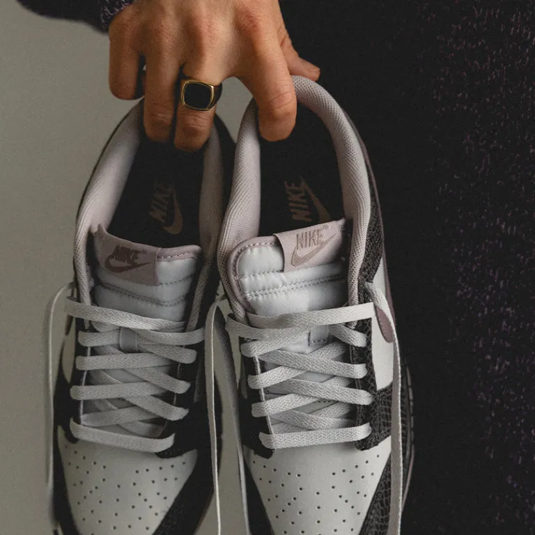 Leder Sneaker*Nike Dunk Low Retro SE Medium Ash / Taupe Grey / Vast Grey