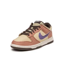 Leder Sneaker*Nike Dunk Low Retro SE *Denim* Dusted Clay / Dusty Amethyst / Team Gold