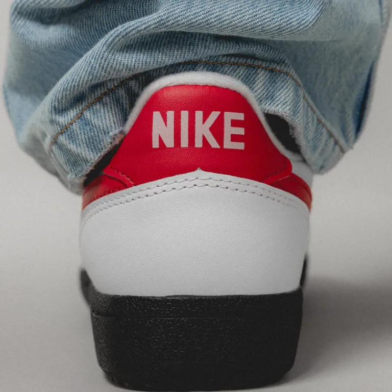 Leder Sneaker|Weiße Sneaker*Nike Field General '82 White / Varsity Red / Black
