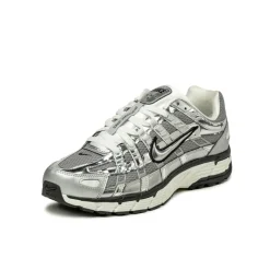 Retro Runner|Leder Sneaker*Nike P-6000 Metallic Silver / Metallic Silver / Sail