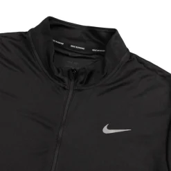 Running|T-Shirts*Nike Pacer Dri-Fit 1/2-Zip Running Top Black / Reflective Silver