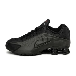 Vegane Sneaker|Retro Runner*Nike Shox R4 Black / Black / Black / Bright Crimson