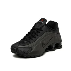 Vegane Sneaker|Retro Runner*Nike Shox R4 Black / Black / Black / Bright Crimson