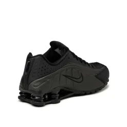 Vegane Sneaker|Retro Runner*Nike Shox R4 Black / Black / Black / Bright Crimson