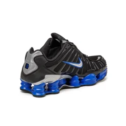 Vegane Sneaker|Retro Runner*Nike Shox TL Black / Metallic Silver / Raver Blue