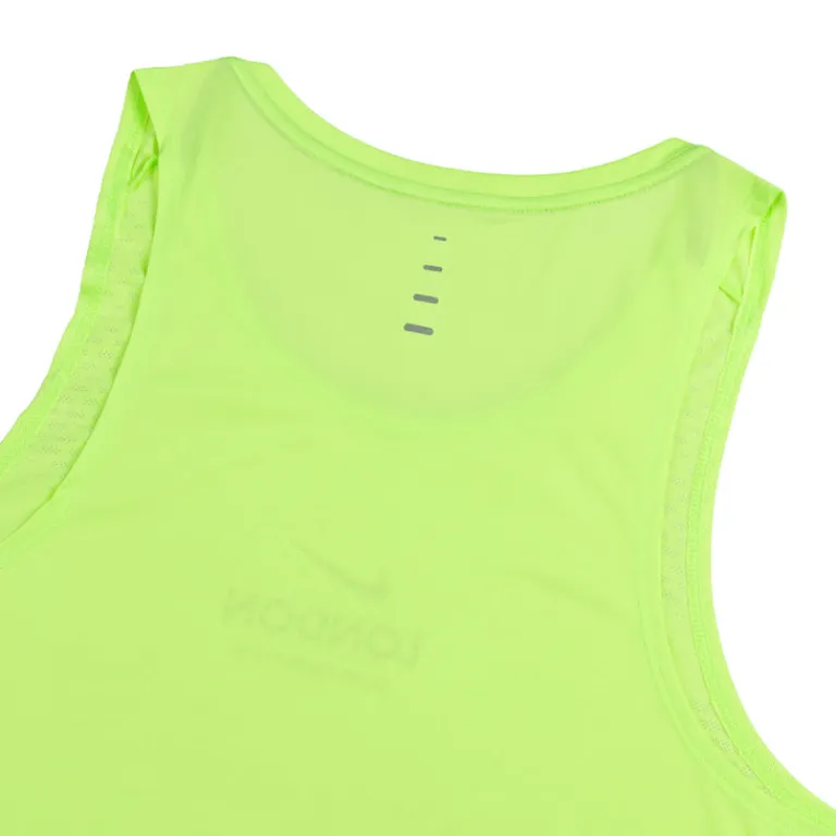 Running|T-Shirts*Nike Stride Dri-Fit ADV Running Tank Top Lime Blast