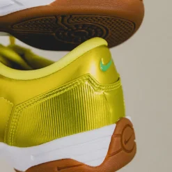 Leder Sneaker*Nike T90 SP Dynamic Yellow / Green Spark / Gum Med Brown