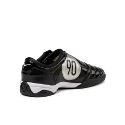 Leder Sneaker*Nike T90 SP Black / White / Metallic Silver
