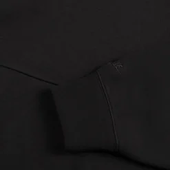 Hoodies*Nike Tech Reimagined Fleece Hoodie Black / Black