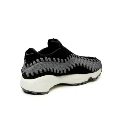 Leder Sneaker|Retro Runner*Nike Wmns Air Footscape Woven *Smoke Grey* Black / Smoke Grey / Sail
