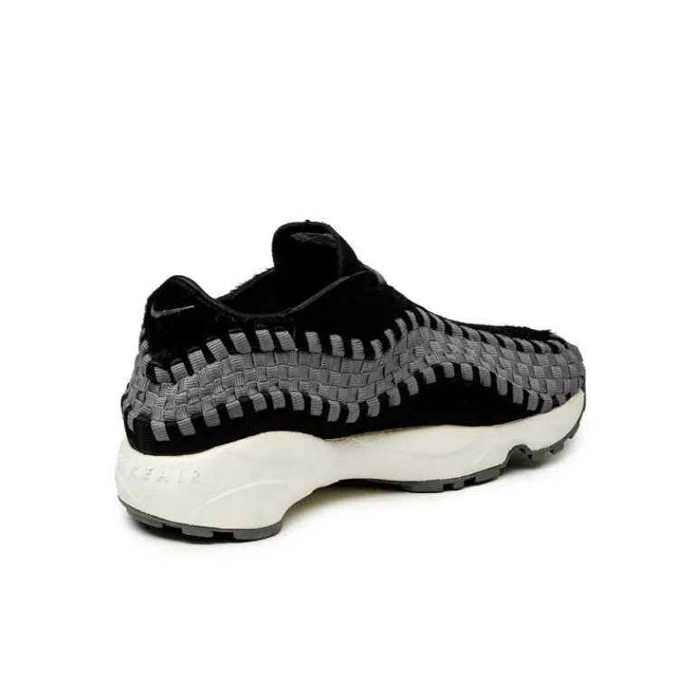 Leder Sneaker|Retro Runner*Nike Wmns Air Footscape Woven *Smoke Grey* Black / Smoke Grey / Sail