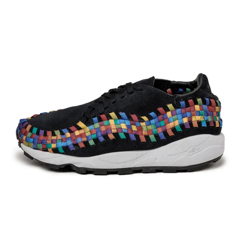 Leder Sneaker|Retro Runner*Nike Wmns Air Footscape Woven Black / Black / White