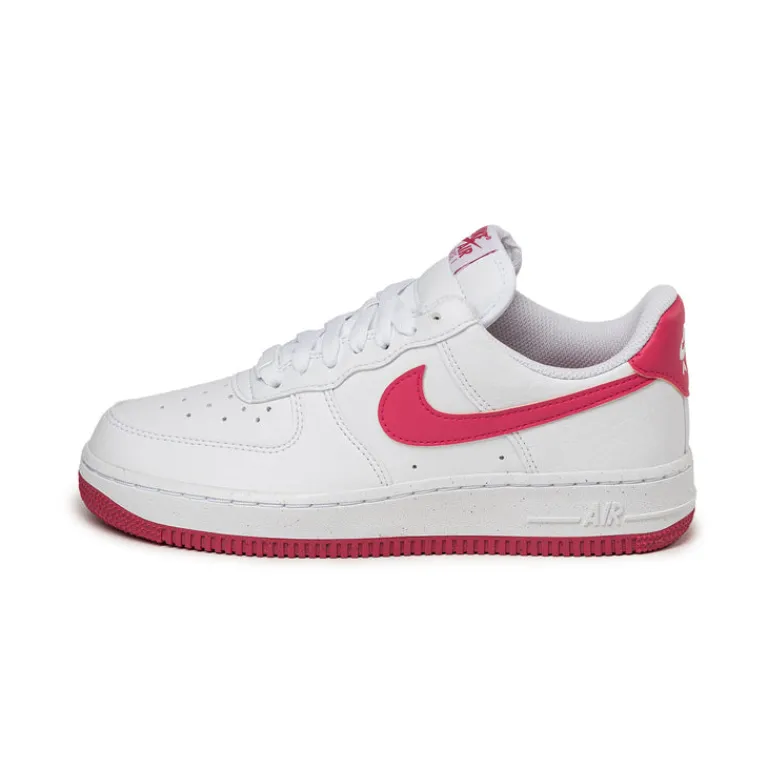 Leder Sneaker|Weiße Sneaker*Nike Wmns Air Force 1 '07 *Next Nature* White / Aster Pink