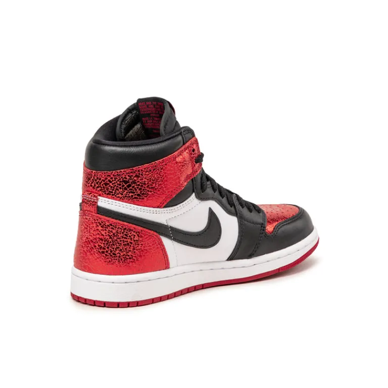 High-Top Sneaker|Leder Sneaker*Jordan Nike Wmns Air 1 Retro High OG *Varsity Red* Varsity Red / Black / White